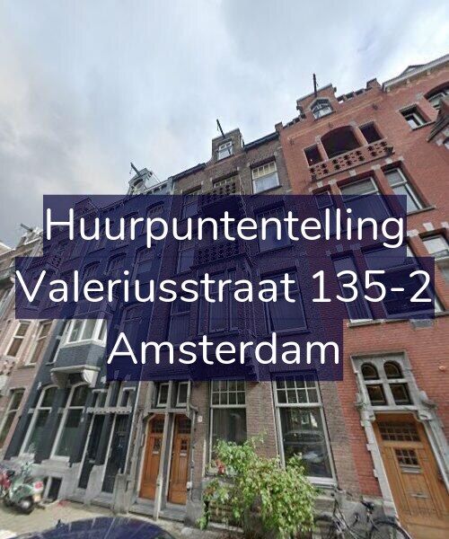Foto gevel Huurpuntentelling voor Valeriusstraat 135-2, Amsterdam