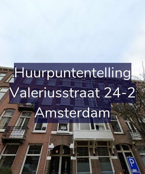 Foto gevel Huurpuntentelling voor Valeriusstraat 24-2, Amsterdam