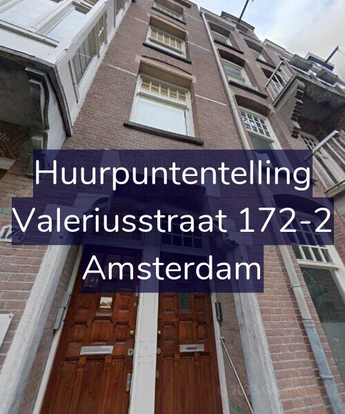 Foto gevel Huurpuntentelling voor Valeriusstraat 172-2, Amsterdam