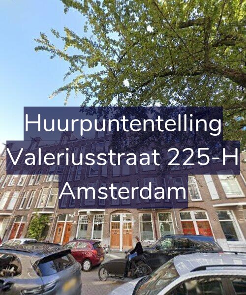 Foto gevel Huurpuntentelling voor Valeriusstraat 225-H, Amsterdam