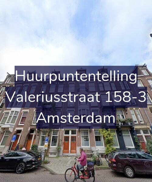 Foto gevel Huurpuntentelling voor Valeriusstraat 158-3, Amsterdam