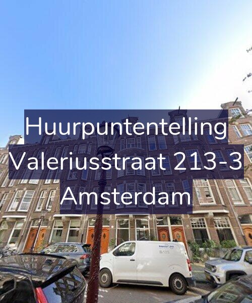 Foto gevel Huurpuntentelling voor Valeriusstraat 213-3, Amsterdam