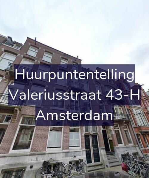 Foto gevel Huurpuntentelling voor Valeriusstraat 43-H, Amsterdam