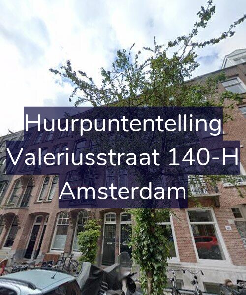 Foto gevel Huurpuntentelling voor Valeriusstraat 140-H, Amsterdam