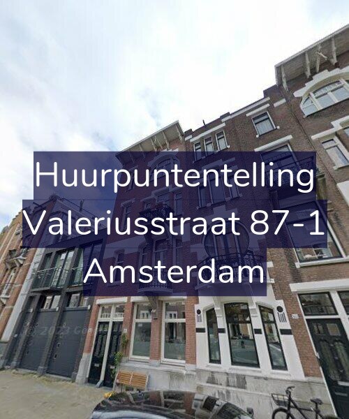 Foto gevel Huurpuntentelling voor Valeriusstraat 87-1, Amsterdam