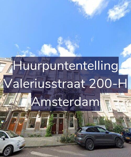Foto gevel Huurpuntentelling voor Valeriusstraat 200-H, Amsterdam