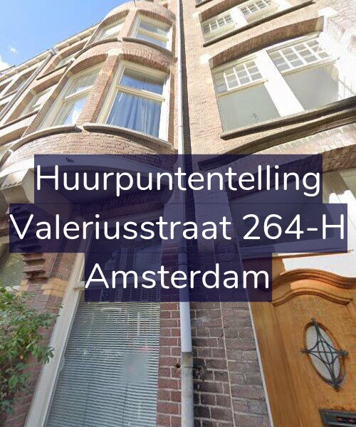Foto gevel Huurpuntentelling voor Valeriusstraat 264-H, Amsterdam
