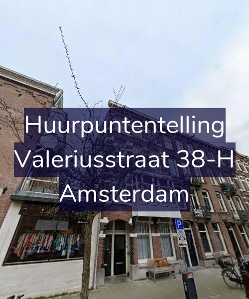 Foto gevel Huurpuntentelling voor Valeriusstraat 38-H, Amsterdam