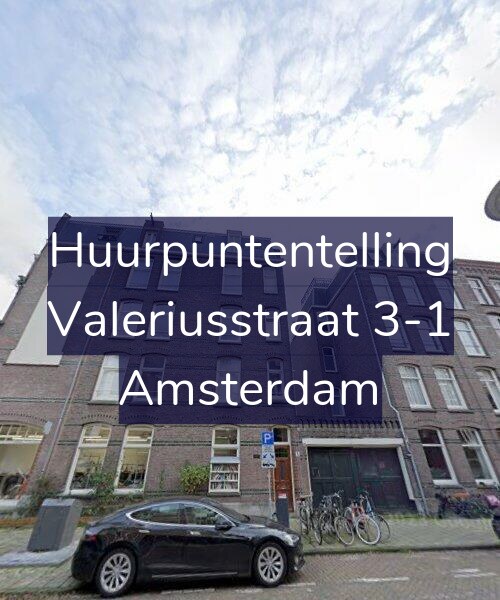 Foto gevel Huurpuntentelling voor Valeriusstraat 3-1, Amsterdam