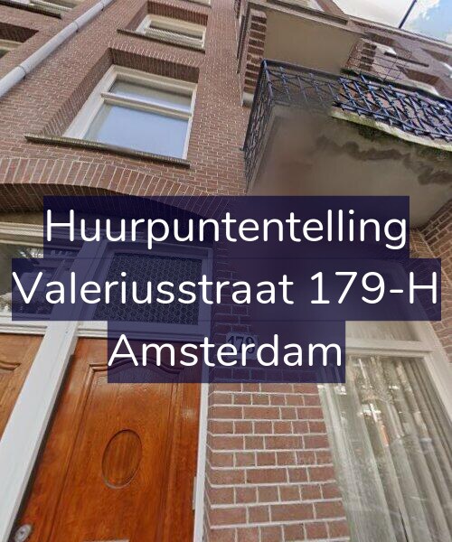 Foto gevel Huurpuntentelling voor Valeriusstraat 179-H, Amsterdam