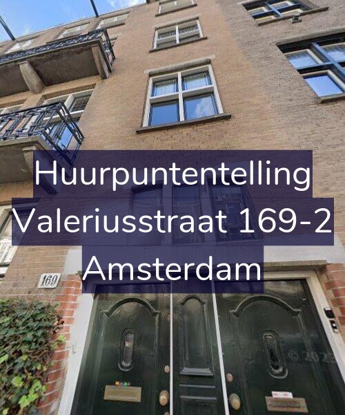 Foto gevel Huurpuntentelling voor Valeriusstraat 169-2, Amsterdam