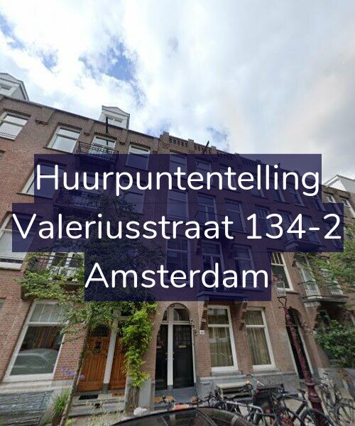 Foto gevel Huurpuntentelling voor Valeriusstraat 134-2, Amsterdam