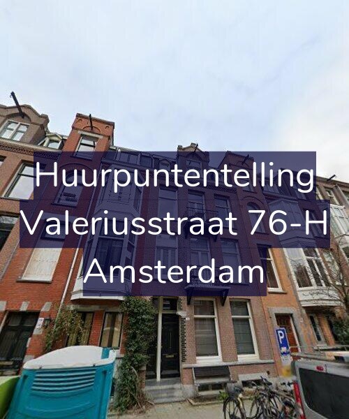 Foto gevel Huurpuntentelling voor Valeriusstraat 76-H, Amsterdam