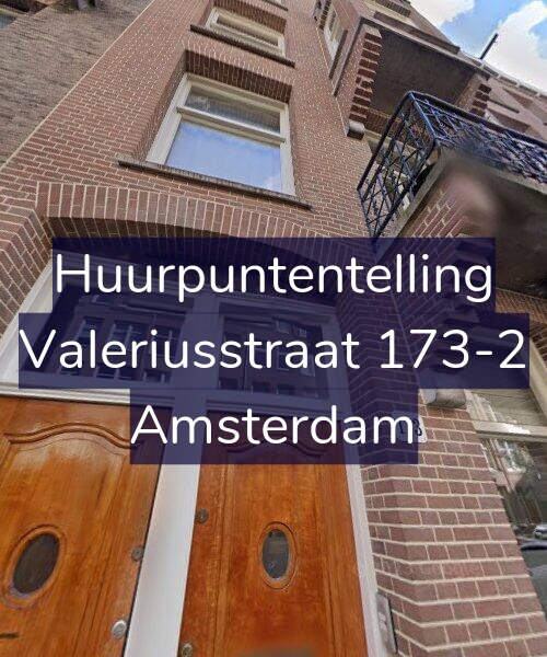 Foto gevel Huurpuntentelling voor Valeriusstraat 173-2, Amsterdam