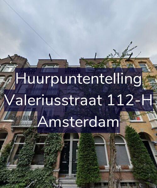 Foto gevel Huurpuntentelling voor Valeriusstraat 112-H, Amsterdam