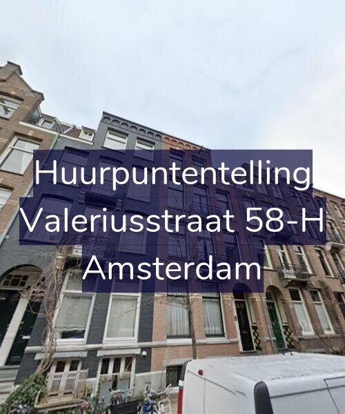 Foto gevel Huurpuntentelling voor Valeriusstraat 58-H, Amsterdam