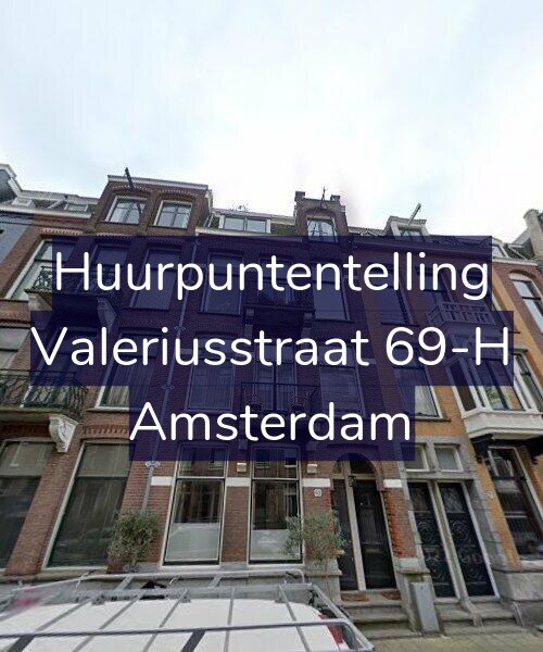 Foto gevel Huurpuntentelling voor Valeriusstraat 69-H, Amsterdam
