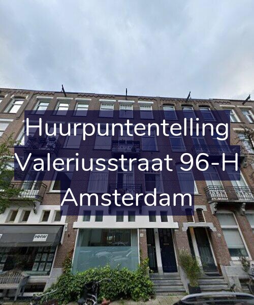 Foto gevel Huurpuntentelling voor Valeriusstraat 96-H, Amsterdam