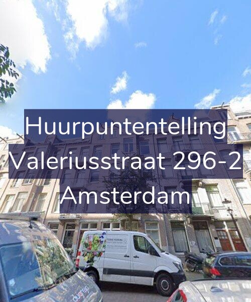Foto gevel Huurpuntentelling voor Valeriusstraat 296-2, Amsterdam