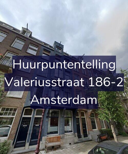 Foto gevel Huurpuntentelling voor Valeriusstraat 186-2, Amsterdam