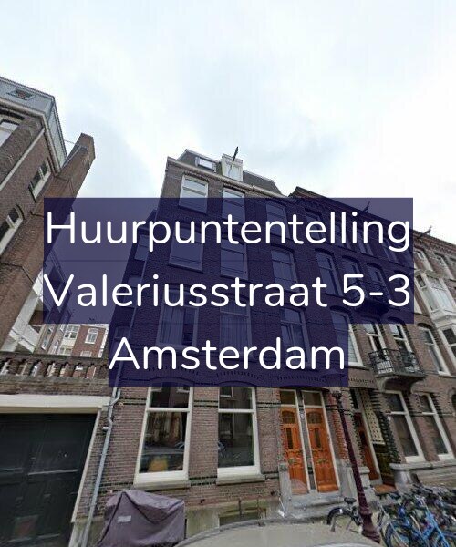 Foto gevel Huurpuntentelling voor Valeriusstraat 5-3, Amsterdam