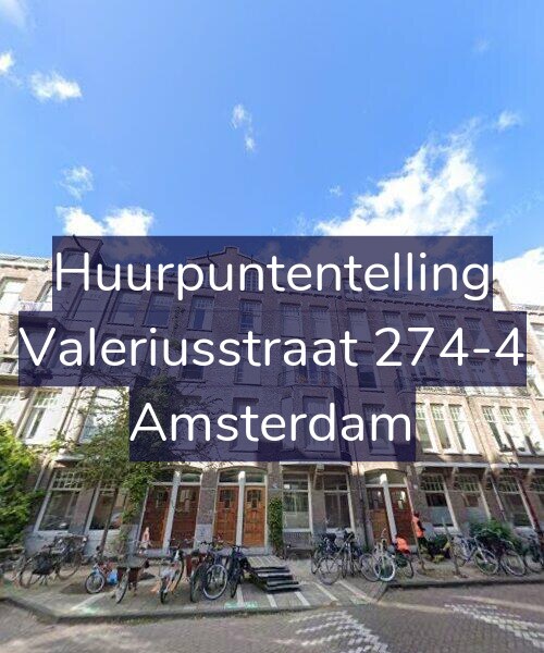 Foto gevel Huurpuntentelling voor Valeriusstraat 274-4, Amsterdam