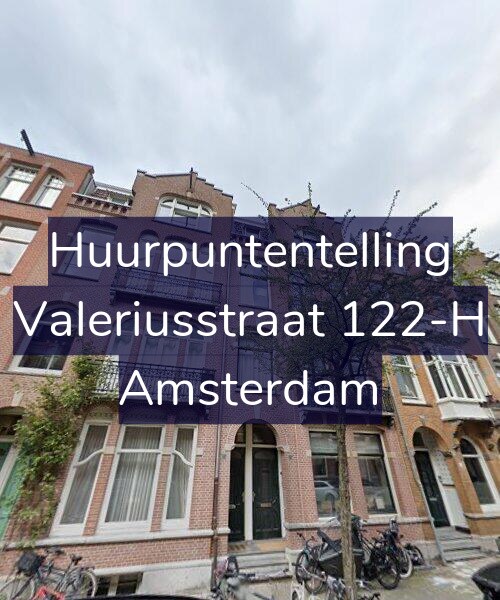 Foto gevel Huurpuntentelling voor Valeriusstraat 122-H, Amsterdam