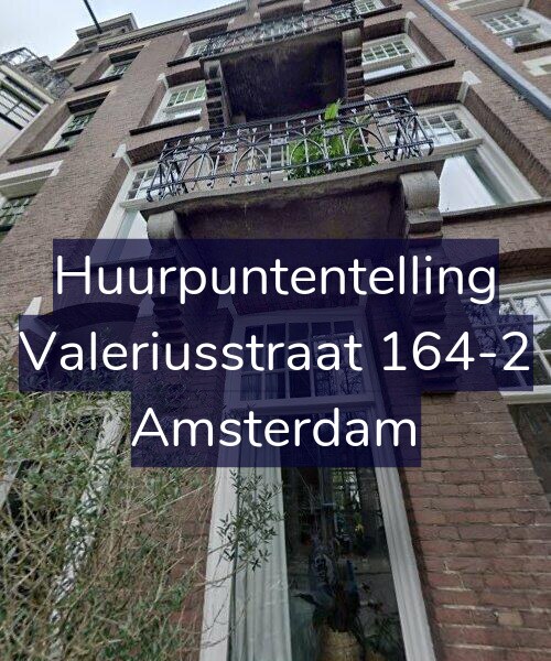 Foto gevel Huurpuntentelling voor Valeriusstraat 164-2, Amsterdam