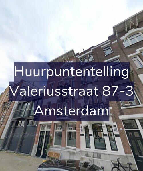 Foto gevel Huurpuntentelling voor Valeriusstraat 87-3, Amsterdam