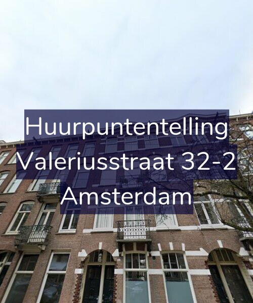 Foto gevel Huurpuntentelling voor Valeriusstraat 32-2, Amsterdam