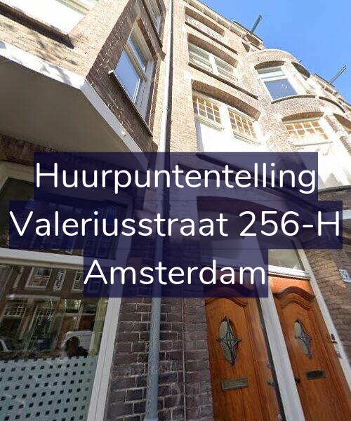 Foto gevel Huurpuntentelling voor Valeriusstraat 256-H, Amsterdam