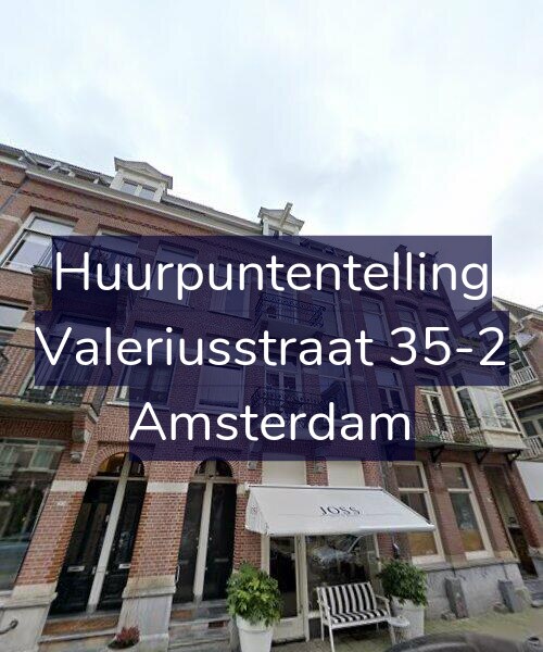 Foto gevel Huurpuntentelling voor Valeriusstraat 35-2, Amsterdam