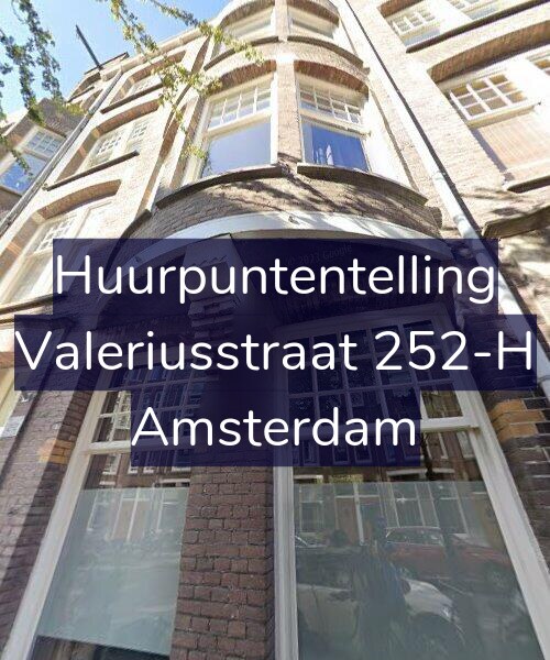 Foto gevel Huurpuntentelling voor Valeriusstraat 252-H, Amsterdam