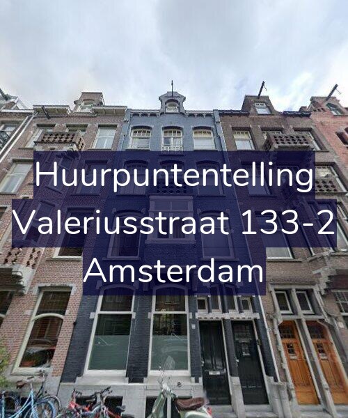 Foto gevel Huurpuntentelling voor Valeriusstraat 133-2, Amsterdam
