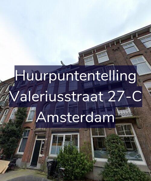 Foto gevel Huurpuntentelling voor Valeriusstraat 27-C, Amsterdam
