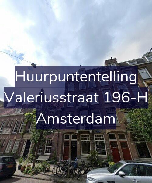 Foto gevel Huurpuntentelling voor Valeriusstraat 196-H, Amsterdam