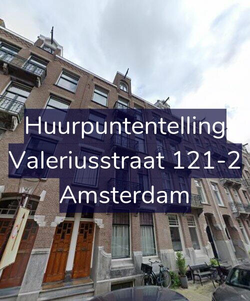 Foto gevel Huurpuntentelling voor Valeriusstraat 121-2, Amsterdam