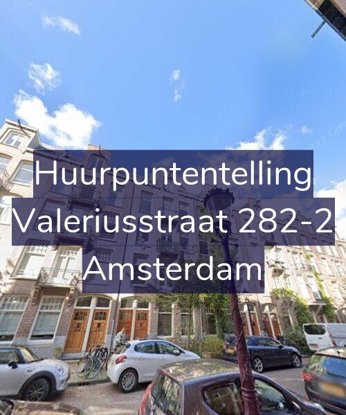 Foto gevel Huurpuntentelling voor Valeriusstraat 282-2, Amsterdam