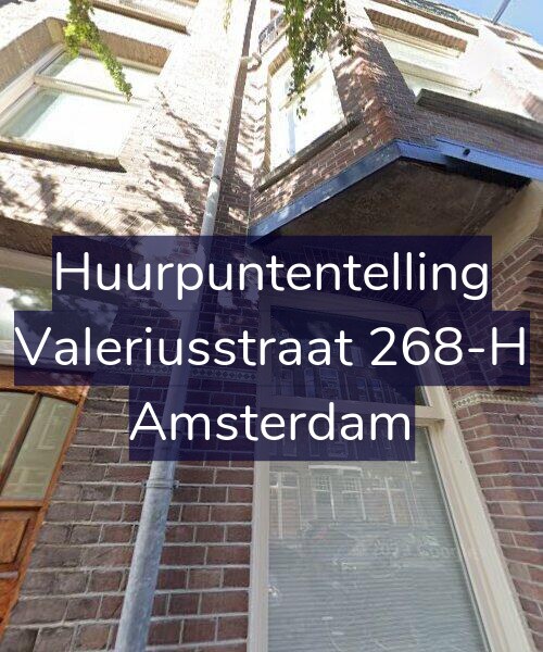 Foto gevel Huurpuntentelling voor Valeriusstraat 268-H, Amsterdam