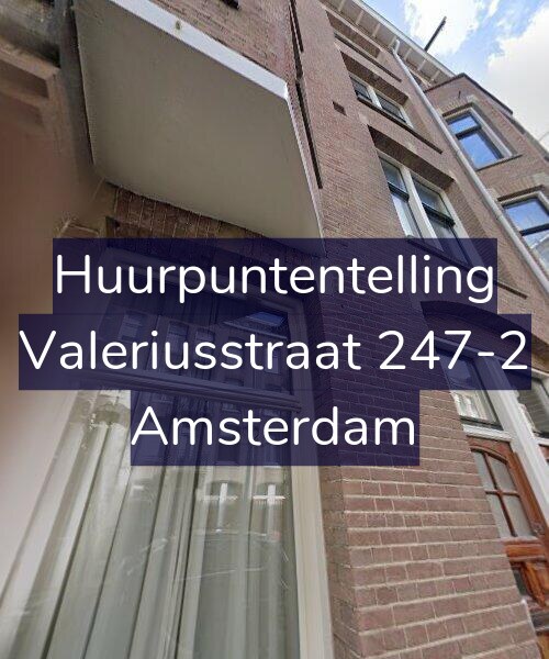 Foto gevel Huurpuntentelling voor Valeriusstraat 247-2, Amsterdam