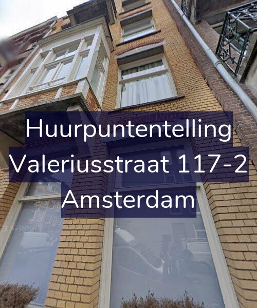 Foto gevel Huurpuntentelling voor Valeriusstraat 117-2, Amsterdam