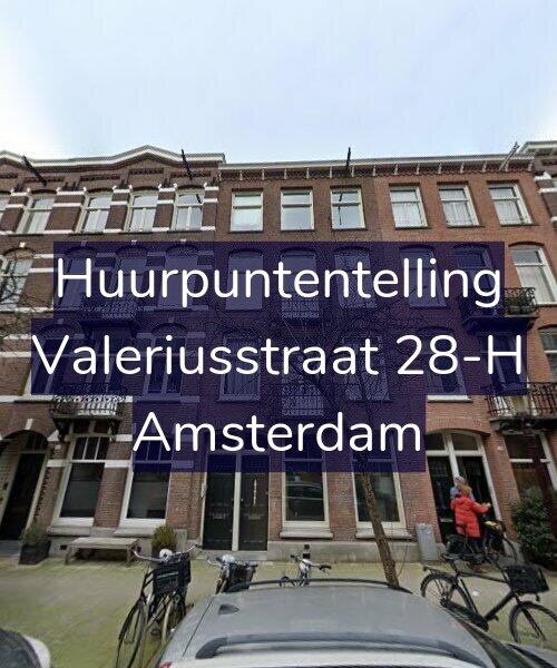 Foto gevel Huurpuntentelling voor Valeriusstraat 28-H, Amsterdam
