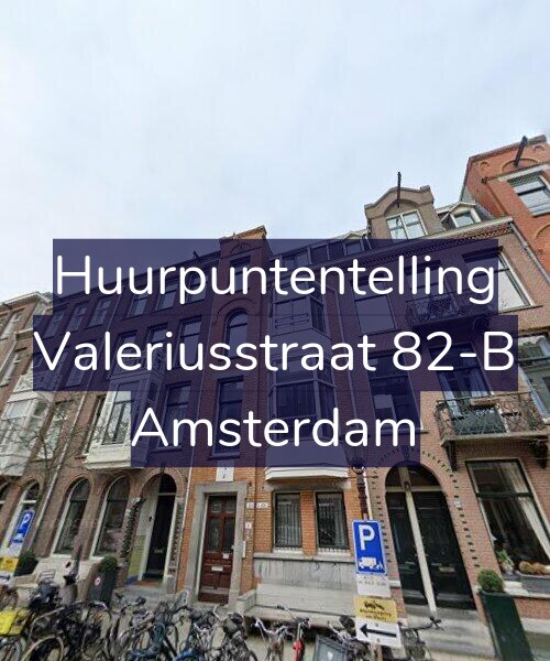 Foto gevel Huurpuntentelling voor Valeriusstraat 82-B, Amsterdam
