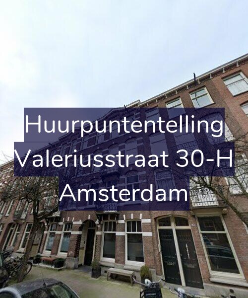 Foto gevel Huurpuntentelling voor Valeriusstraat 30-H, Amsterdam