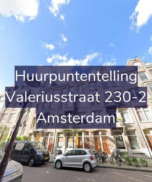 Foto gevel Huurpuntentelling voor Valeriusstraat 230-2, Amsterdam