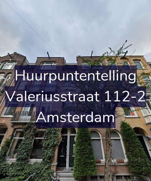 Foto gevel Huurpuntentelling voor Valeriusstraat 112-2, Amsterdam