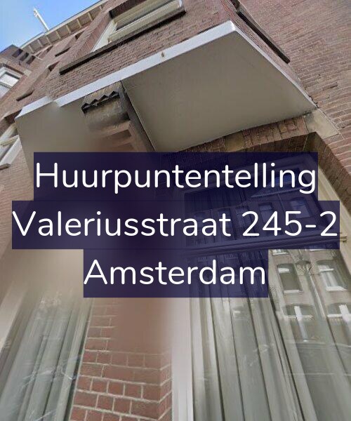 Foto gevel Huurpuntentelling voor Valeriusstraat 245-2, Amsterdam