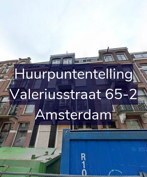 Foto gevel Huurpuntentelling voor Valeriusstraat 65-2, Amsterdam