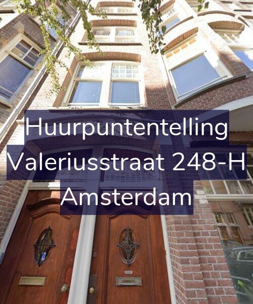 Foto gevel Huurpuntentelling voor Valeriusstraat 248-H, Amsterdam