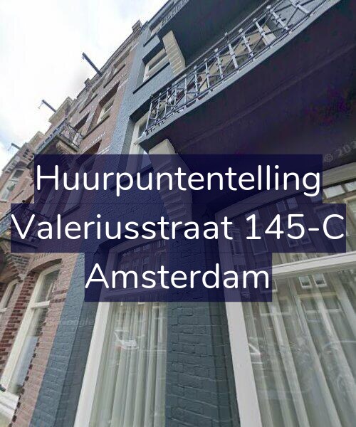 Foto gevel Huurpuntentelling voor Valeriusstraat 145-C, Amsterdam
